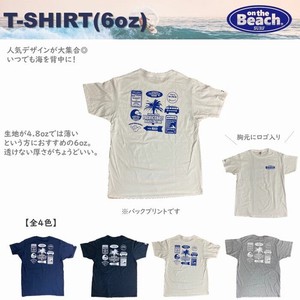 オンザビーチ on the Beach【6オンス / Tシャツ / 総柄 】フルーツオブザルーム  OTB-T20sp