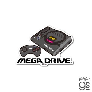 セガハード ダイカットステッカー MEGA DRIVE コンソール SEGA セガ ゲーム機  gs 公式グッズ SEGA-007