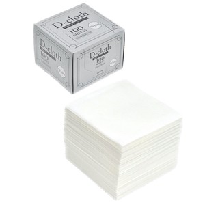 大日産業 D-cloth 不織布カウンタークロス 100枚 小判 30×30cm ダスター（ホワイト)