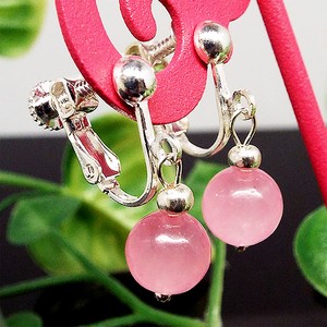 Clip-On Earrings Earrings Pink