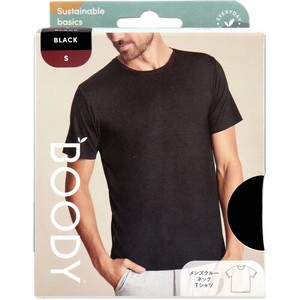 BOODY メンズ クルーネックTシャツ Sサイズ ブラック