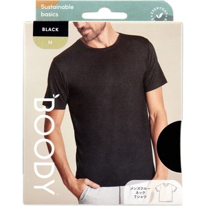BOODY メンズ クルーネックTシャツ Mサイズ ブラック