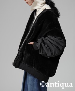 Antiqua Blouson Jacket Long Sleeves Outerwear Docking Ladies' Autumn/Winter