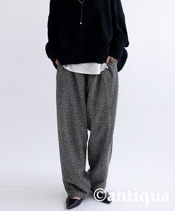 Antiqua Cropped Pant Bottoms Long Ladies' Tapered Pants Autumn/Winter