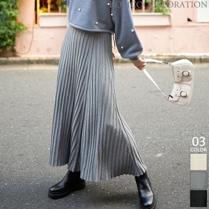 【2023新作商品♪】プリーツ編みニットスカート