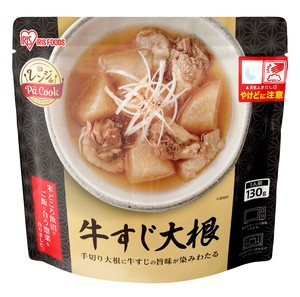 【アイリスオーヤマ　食品　レンジで簡単】　レンジアップ牛すじ大根130g