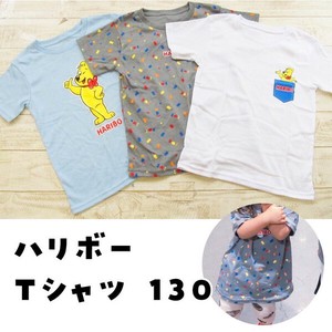 Kids' Short Sleeve T-shirt Pattern Assorted Unisex 130cm