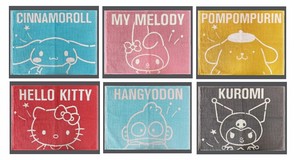 Bath Mat Sanrio Characters 6-types