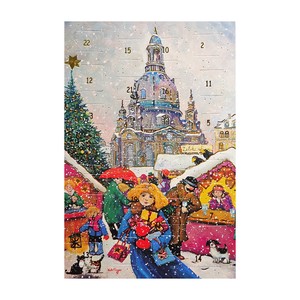 クリスマス アドヴェントカード カレンダー 欧州各都市のクリスマスマーケットシリーズ 輸入カード EU製
