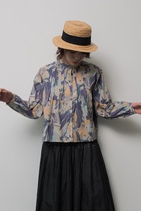 Button Shirt/Blouse Garden Pudding 2024 Spring/Summer