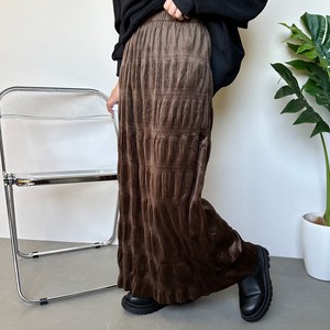 Skirt I-Line Skirt Velour 2023 New