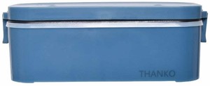 サンコー　炊飯器 1合 おひとりさま用超高速弁当箱炊飯器 マイコン 藍色 TKFCLBRC-BL