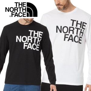THE NORTH FACE メンズ ロングTシャツ WHITE/BLACK ノースフェース