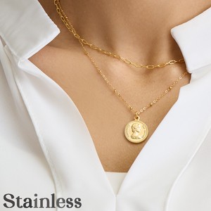 Stainless Steel Chain Necklace Set Stainless Steel