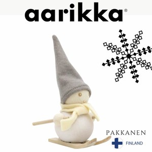 aarikka フロストの妖精 PAKKANEN【SKIER】11cm（フィンランド・輸入・北欧 インテリア雑貨）