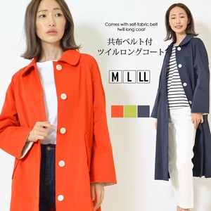 Coat Twill Casual Buttons M