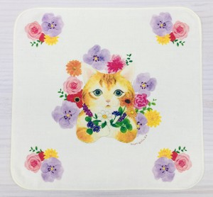 Gauze Handkerchief Cat