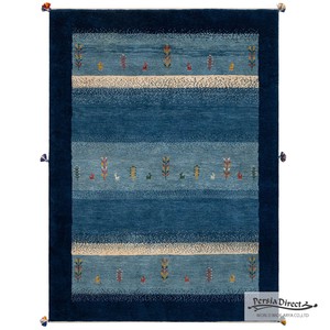ギャッベ　ペルシャ　イラン　オーガニックウール　絨毯　ラグサイズM（約150×200cm）　G1117　145×197cm
