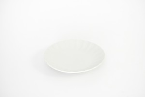 白マットしのぎ15cm皿 洋食器 小皿 日本製 美濃焼 おしゃれ