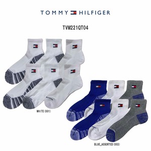 TOMMY HILFIGER(トミーヒルフィガー)ソックス 6足セット 靴下 スポーツ ショート メンズ TVM221QT04
