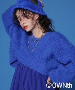 Sweater/Knitwear Shaggy Knit Tops Autumn/Winter
