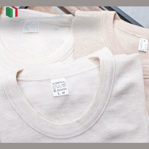 【デッドストック】イタリア アンダーシャツ オートミール オールドスタイル
