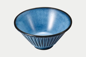 BLUE彫　飯碗（小）【日本製 波佐見焼 陶器 毎日の生活に】