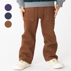 Kids' Full-Length Pant Brushed Lining Straight Made in Japan