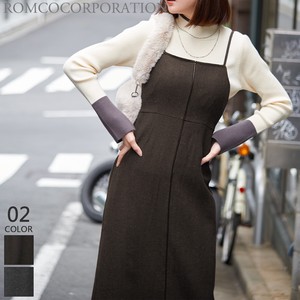 Casual Dress Faux Leather One-piece Dress 【2023NEWPRODUCT♪】