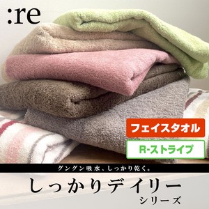 Hand Towel Stripe Face 34cm x 80cm