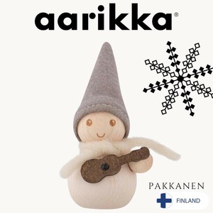 aarikka フロストの妖精 PAKKANEN【GUITARIST（ギター）】9cm（フィンランド・輸入・北欧 インテリア雑貨）