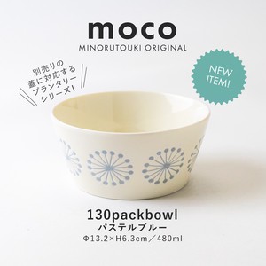 Mino ware Main Dish Bowl Plant Pottery Pastel M Made in Japan