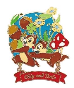 コレクションピンバッジ　チップ＆デール　Disney/ディズニー