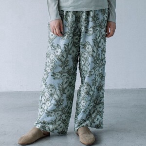 Full-Length Pant Jacquard Easy Pants