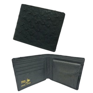 オーストリッチ 財布 無双 大容量 メンズ 二つ折りA297 Santa Maria サンタマリア製