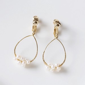 Clip-On Earrings Gold Post