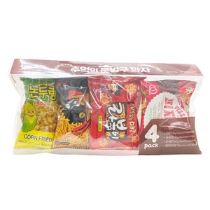 Popcorns/Pretzels/Snacks Series Mini 4-pcs