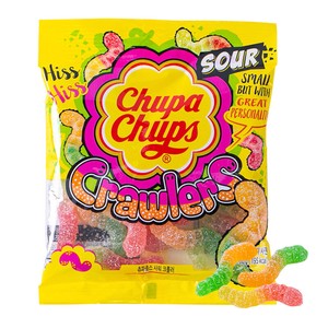 チュッパチャプス サワークローラー60g10袋 Sour Crawlers  韓国お菓子 chupachups 新商品!!