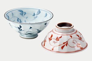 Hasami ware Rice Bowl Porcelain Set of 2 Made in Japan