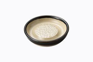 石見焼 おろし皿(織部・小）【日本製 陶器 調理小物】