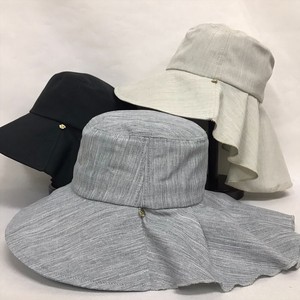 【春夏帽子】2024春夏婦人　タレ付きダウン　レディース帽子