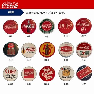 Coca-Cola コカ・コーラ 【 カンバッヂ Lサイズ 】缶バッジ CC-GL