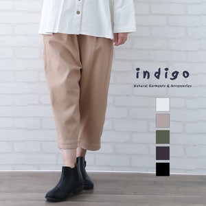Cropped Pant Design Stretch Cotton Indigo L M Autumn/Winter 2023