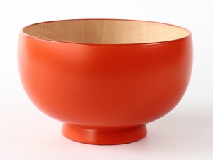 Main Plate Wooden M Orange
