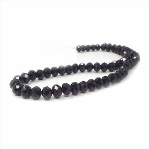 Glass Necklace/Pendant Necklace black Buttons