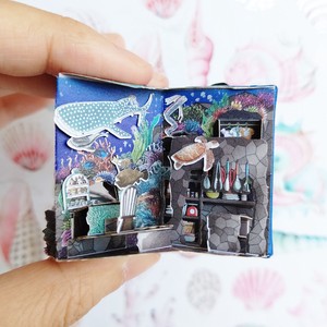 Under the sea miniature POP-UP book handmade kit