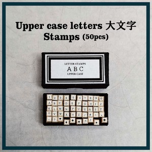 DIY KIT Miniature Stamp set Alphabet Stamp 小さなアルファベットスタンプ 手作りキット はんこ
