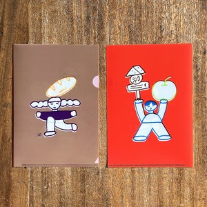 Tadashi Nishiwaki × mizushima Plastic Folder People and Food Bread