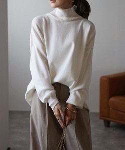 Sweater/Knitwear Anti-Static Front/Rear 2-way High-Neck