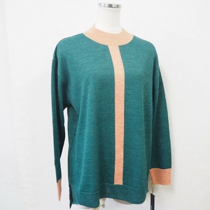 Sweater/Knitwear Color Palette Plainstitch High-Neck Intarsia Made in Japan